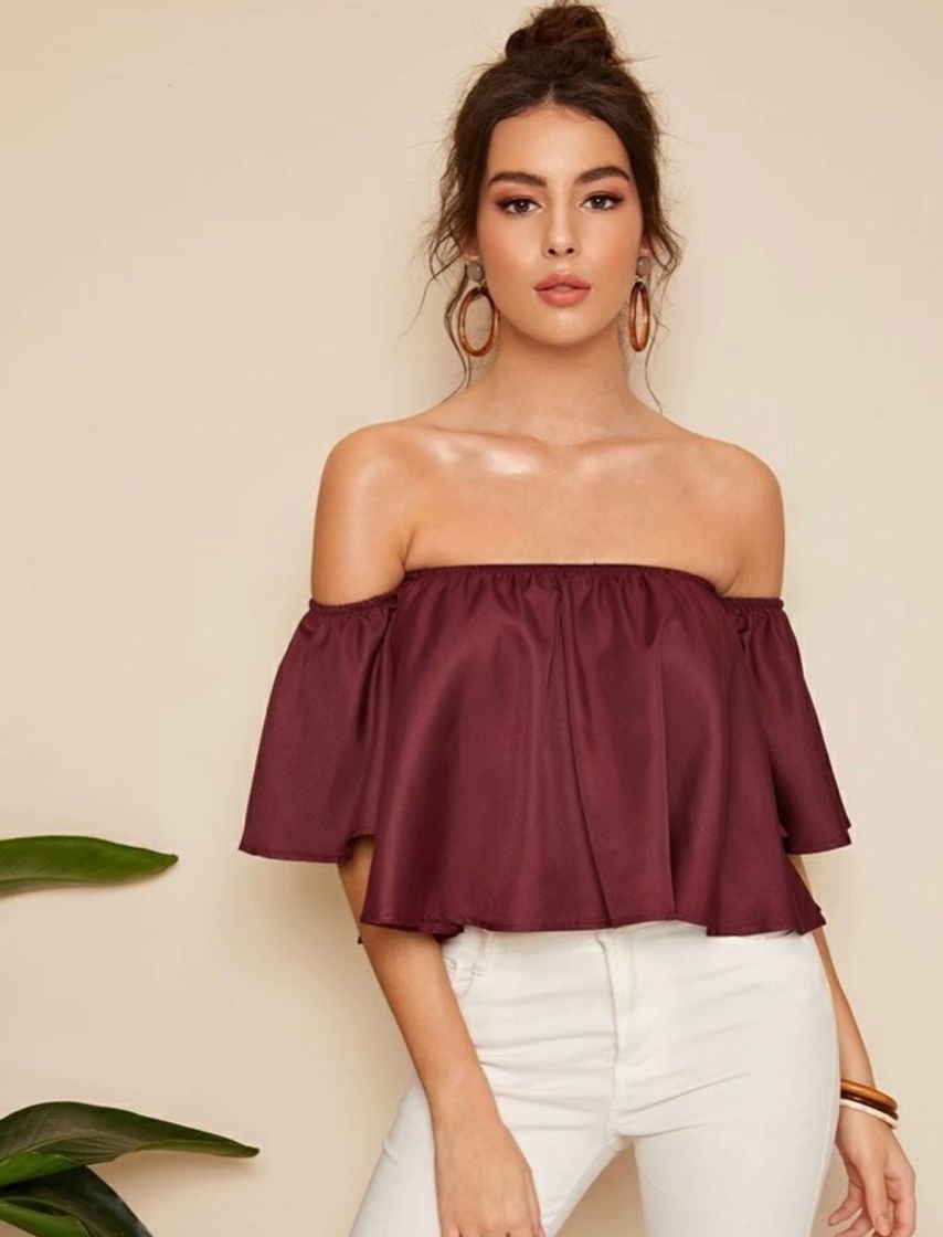 Moda Off The Shoulder Crop Top