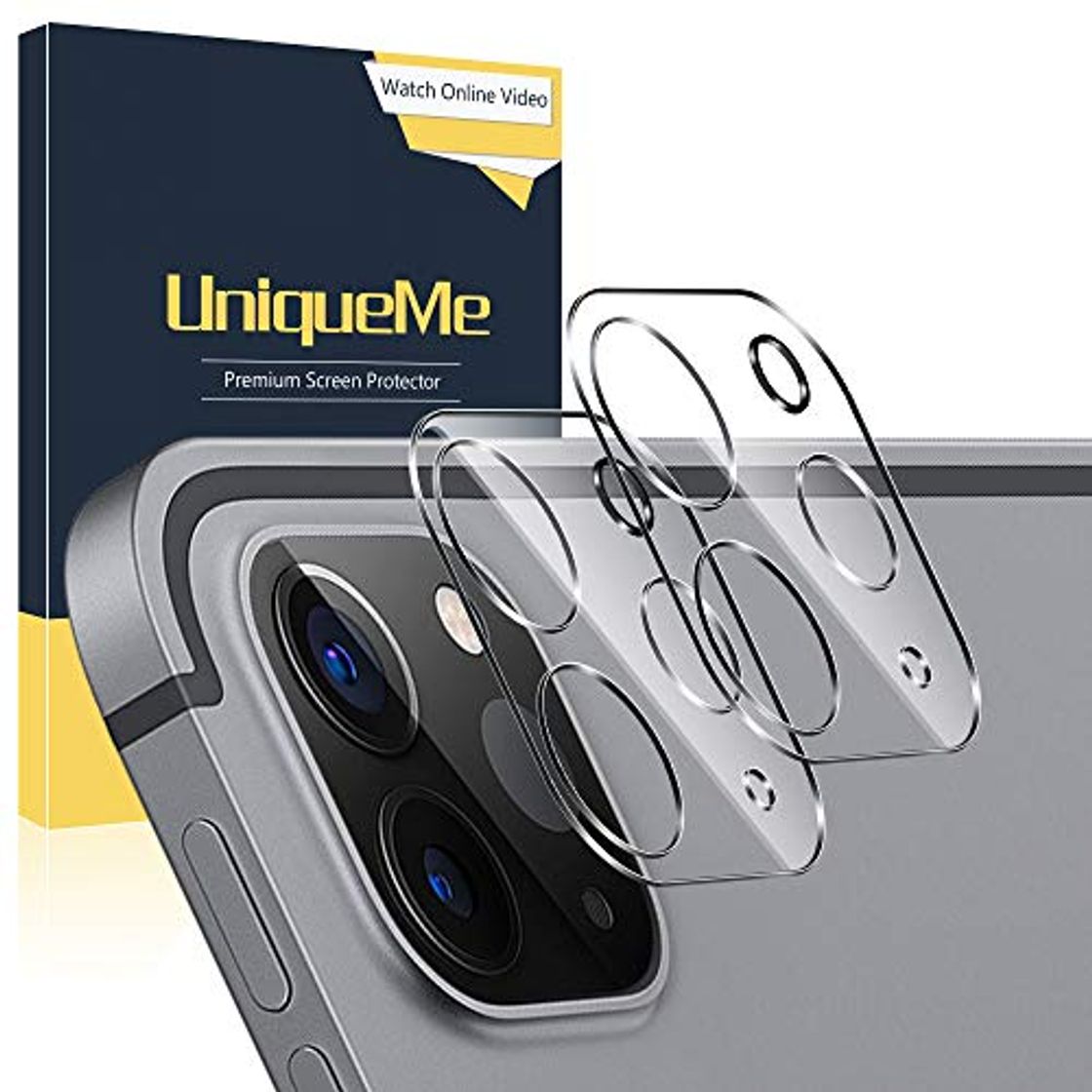 Producto UniqueMe [2 Piezas] Protector de Pantalla de Lente de Cámara para iPad