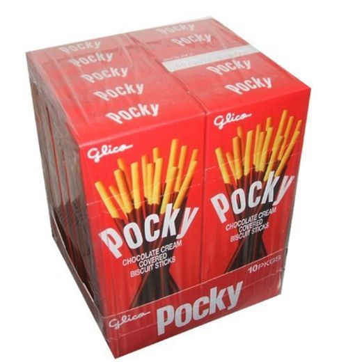 Glico Pocky Chocolate Cream cubierta palos de galletas 47g.