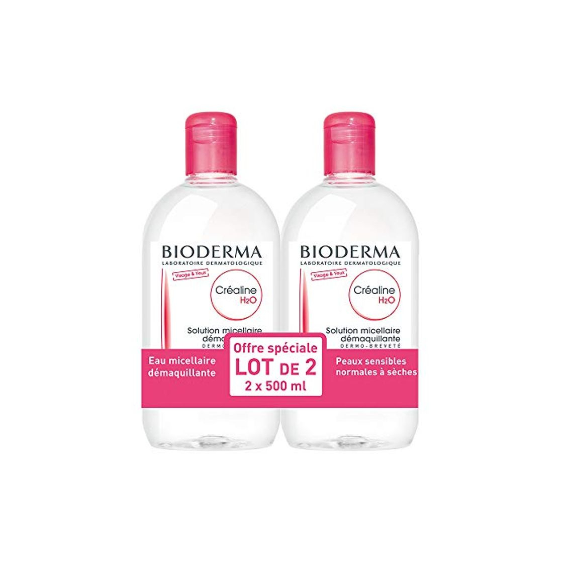 Beauty Bioderma Crealine H2O Micela solución 2 X 500 ML