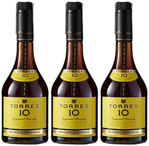 Torres 10, Brandy - 3 botellas de 70 cl, Total
