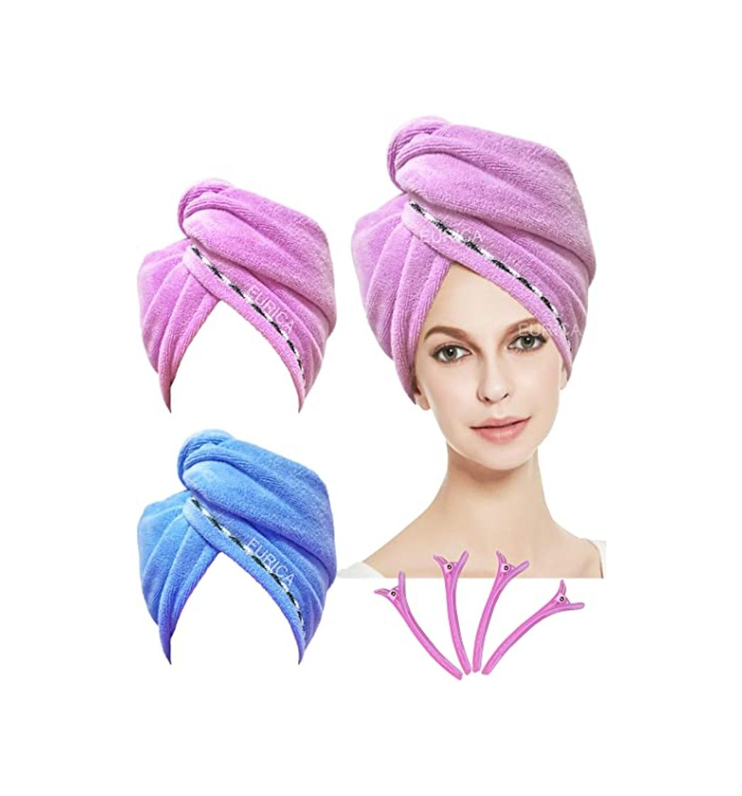 Producto EUICAE Hair Towel Microfiber Turban Head Wrap