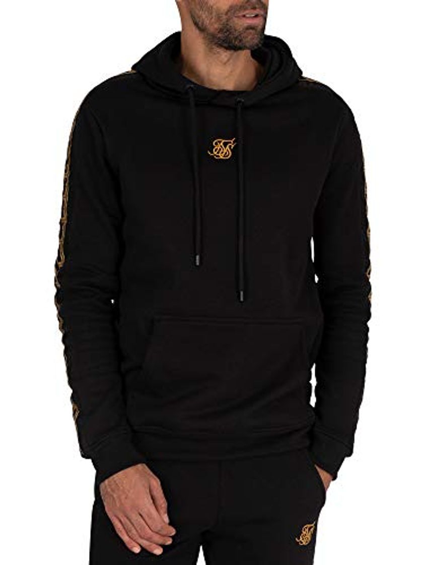 Producto Sik Silk de los Hombres Sudadera con Capucha y Cremallera Panel de