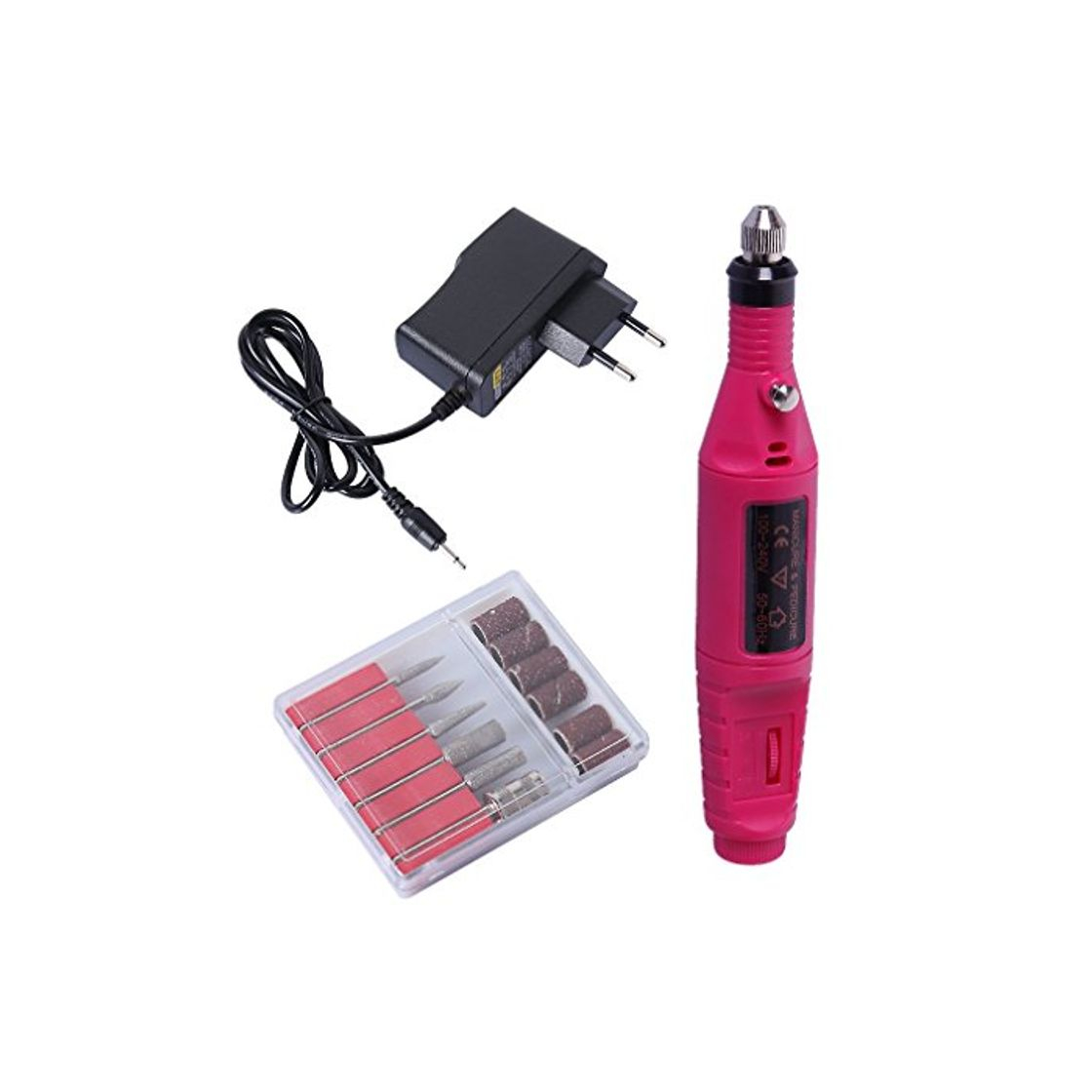 Product Mofun Variable Speed Rotary Detail Carver Deep Pink Electric Pen-Shape Nail Art