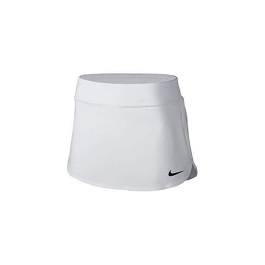 Nike Pure, Falda de Tenis para Mujer, Blanco