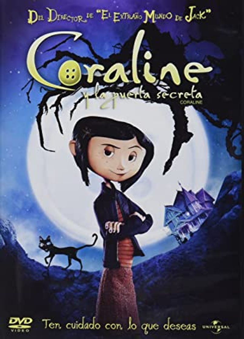 Película Coraline y la puerta secreta.