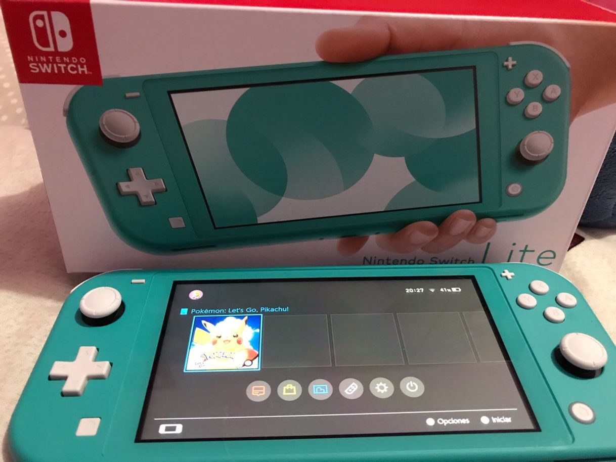 Electrónica Nintendo Switch Lite - Consola color Azul Turquesa