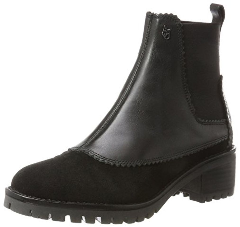 Fashion Armani Jeans Stivaletto, Botas para Mujer, Negro