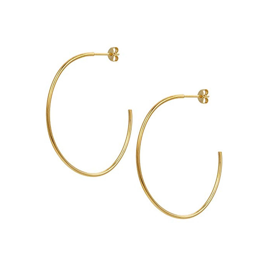 Social Charlotte Wooning Pendientes de aro para mujer