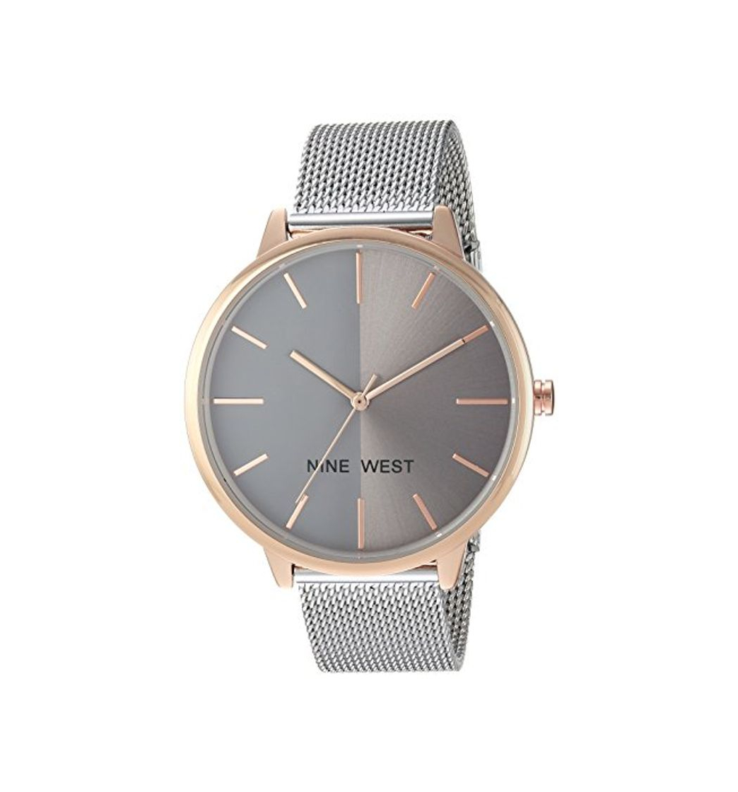 Social Nine West Reloj analógico para Mujer de Cuarzo japonés con Correa en