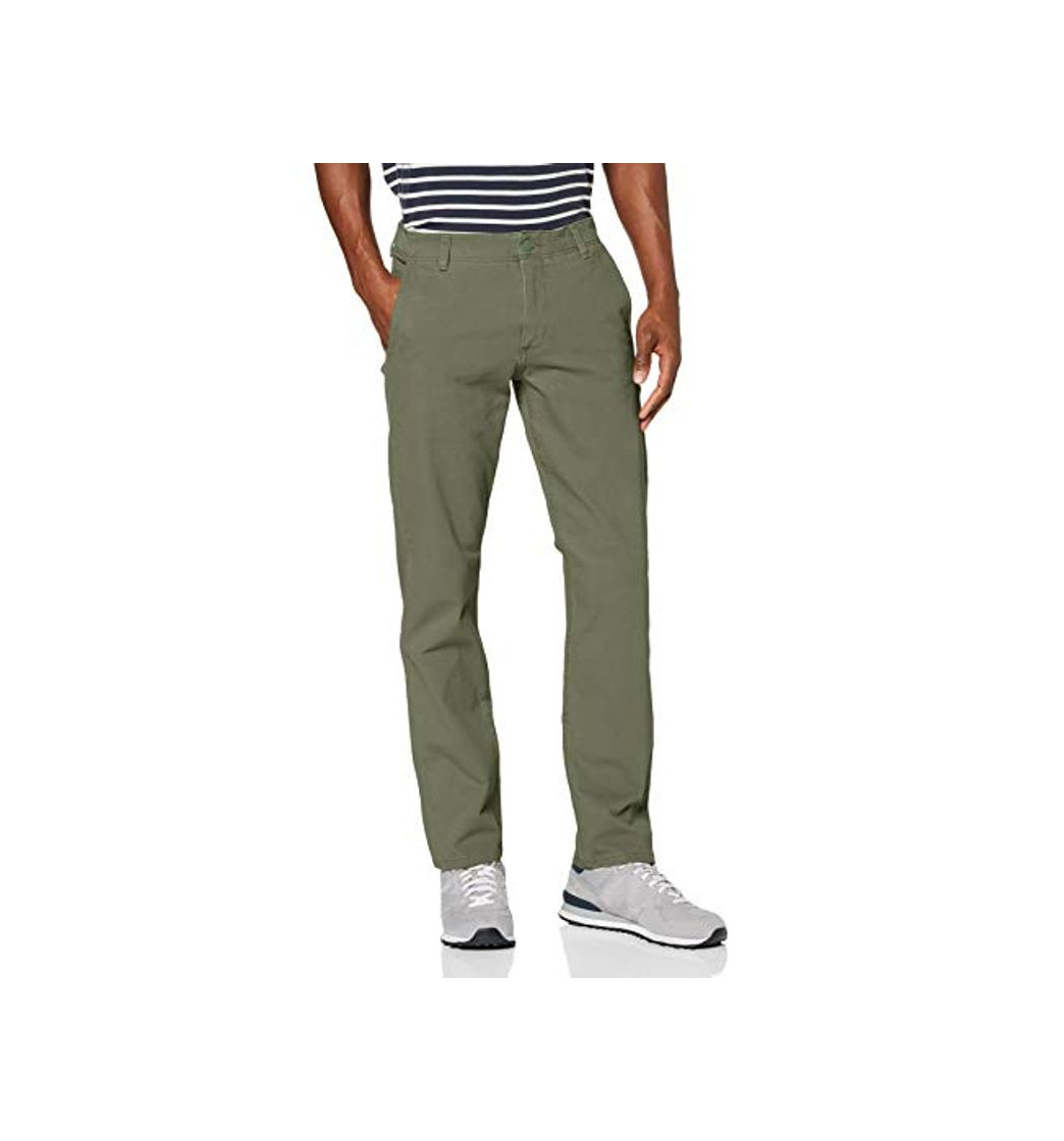 Fashion Dockers Alpha 4-Way Stretch Chino Slim Tapered Pantalones, Verde Olive 0001, 34W