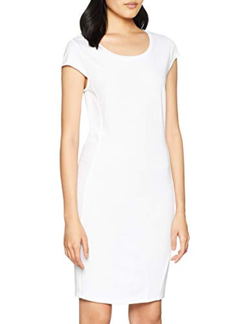 Places Armani Exchange Elegant Stretch Vestido de Fiesta, Blanco