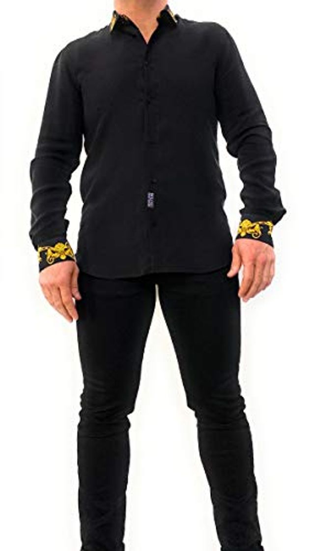 Social Versace Jeans Couture Jeans Couture Camisa con cuello y fondo mangas en