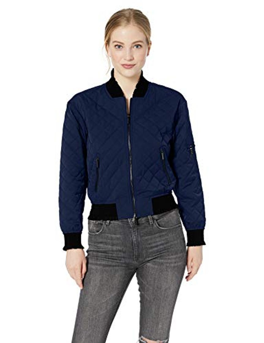 Moda Armani Exchange Quilted Chaqueta bomber, Azul