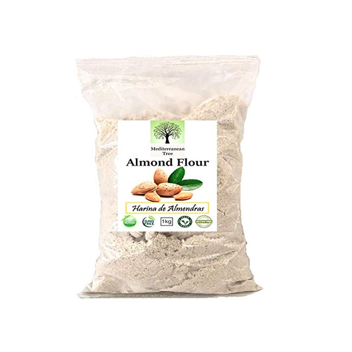 Producto Harina de Almedras 1Kg – Sin Gluten –Ideal Reposteria y Dieta Keto