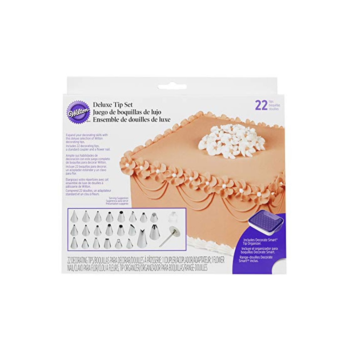 Social Wilton 2104-2531 - Set de boquillas con caja