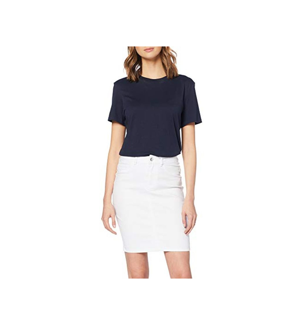 Social Vero Moda VMHOT Nine HW DNM Pencil Skirt Noos Ci Falda, Blanco