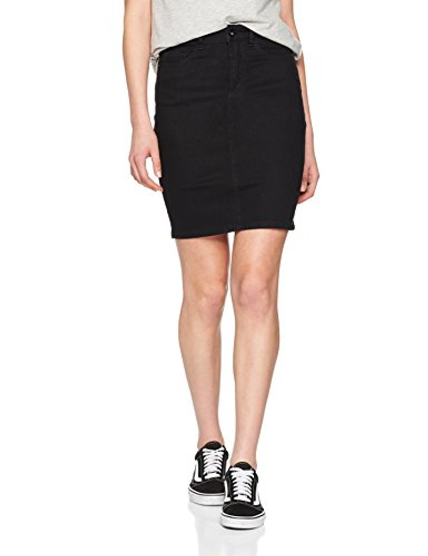 Social Vero Moda Vmhot Nine HW Dnm Pencil Skirt Mix Noos Falda, Negro