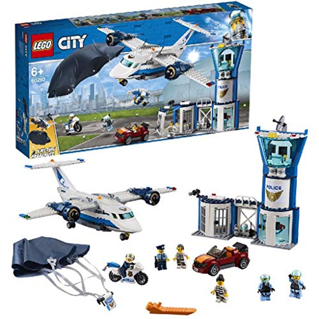 Places LEGO City Police - Policía Aérea: Base de Operaciones, Juguete de Avión