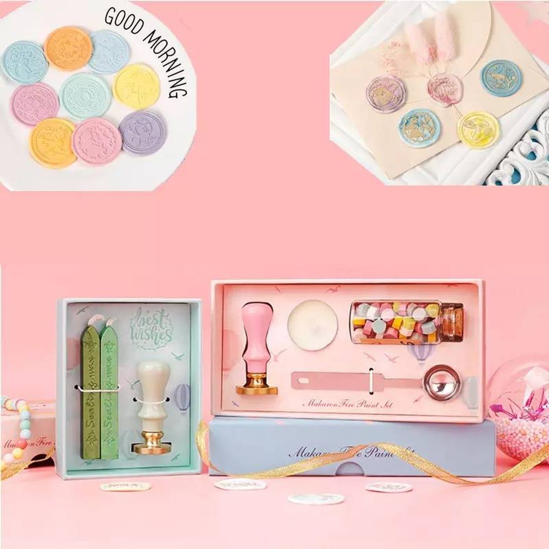 Social Conjunto de sellado de cera para sobres