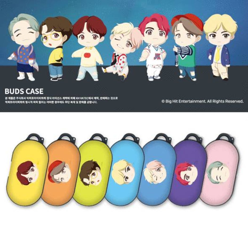 Social BTS CHARACTER HARD GALAXY BUDS CASE – COKODIVE