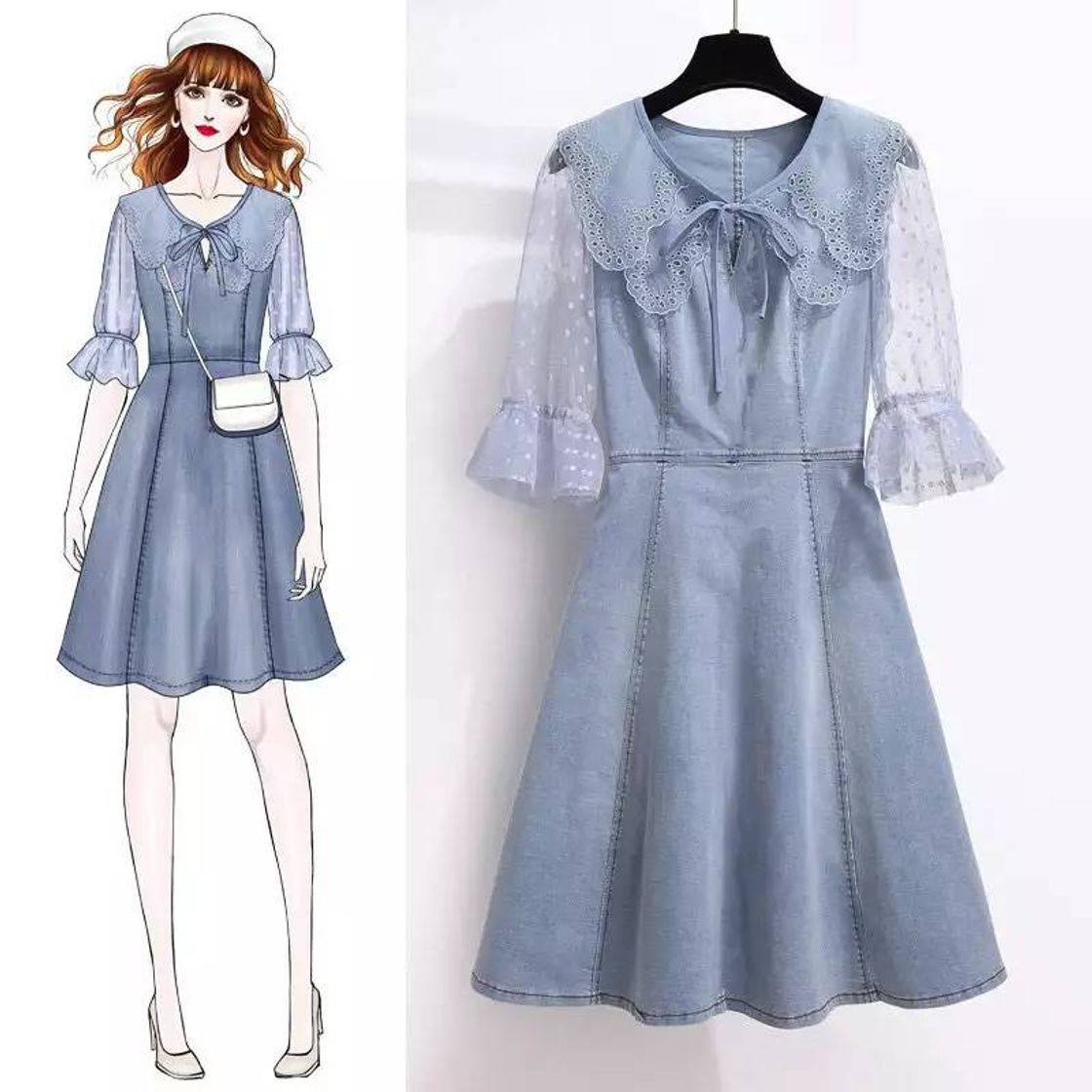 Social Vestido coreano