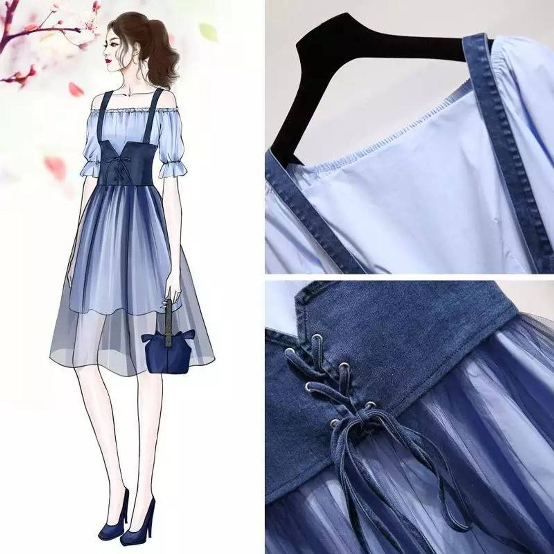 Social Vestido azul