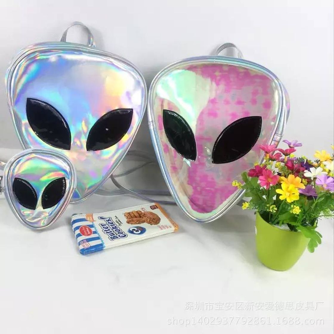 Moda Mochila de alien