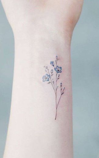 Tatuaje de flor