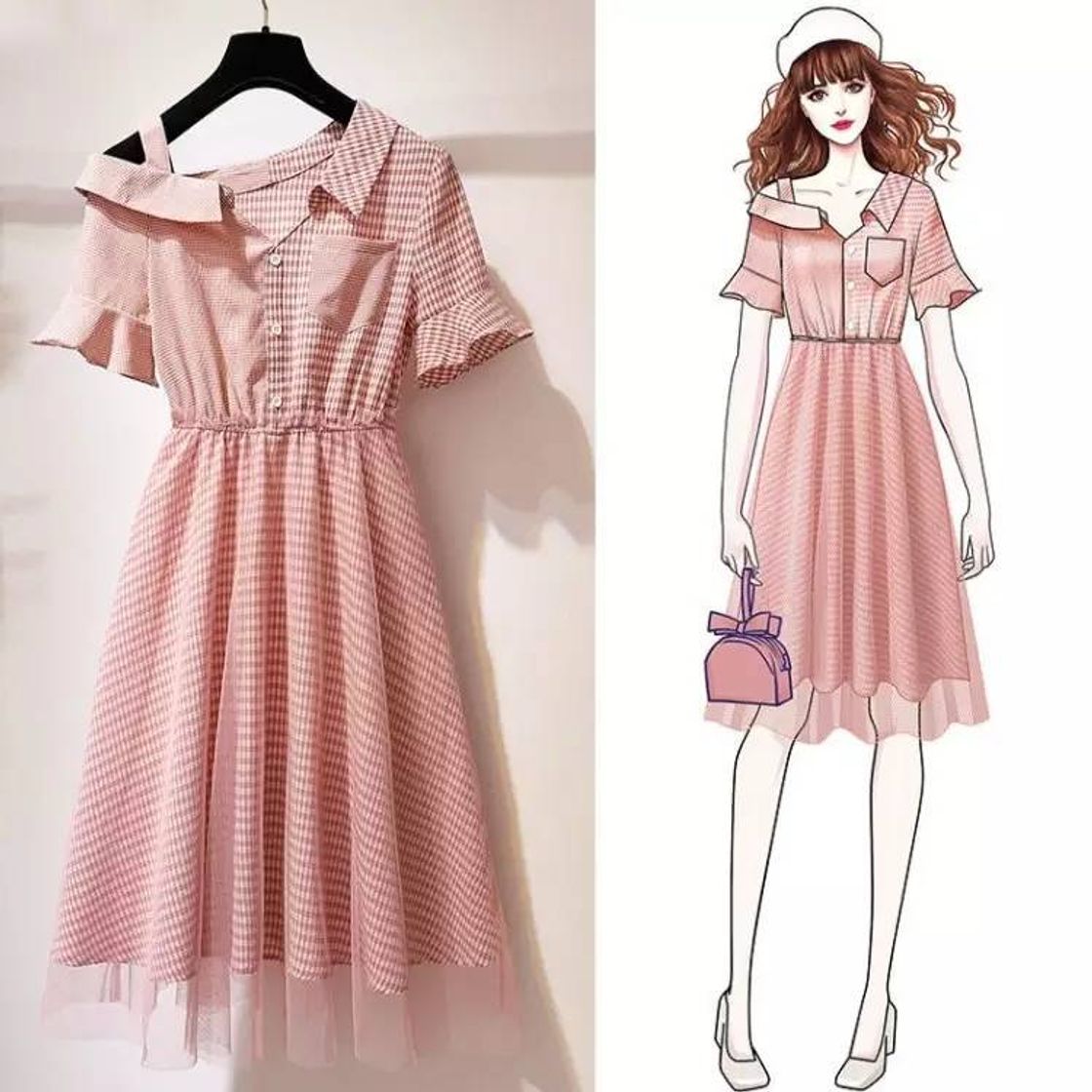 Social Vestido a rayas 