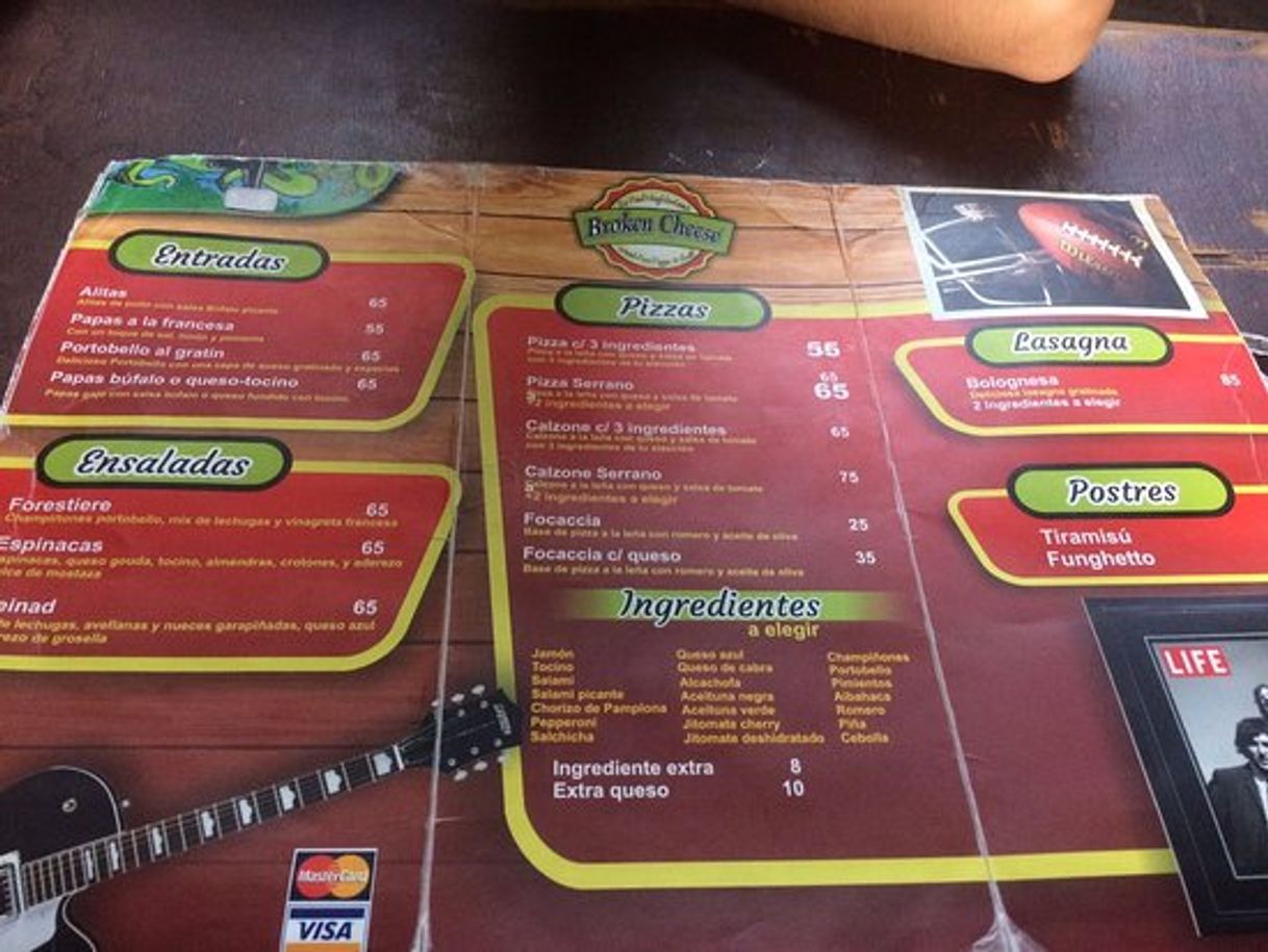 Restaurants Broken Cheese Pizza San Jorge