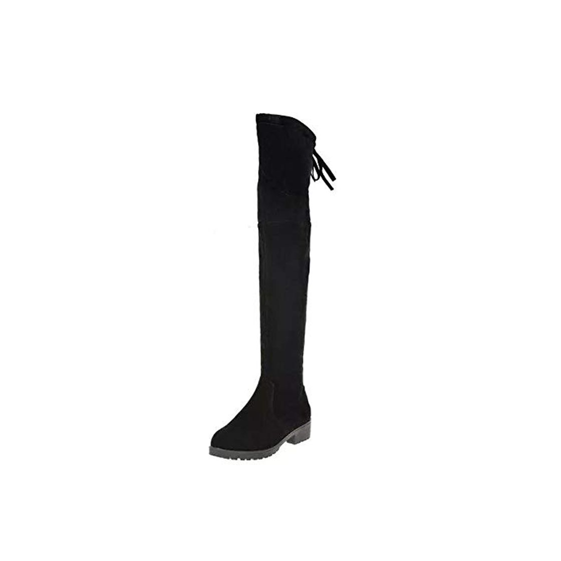 Producto Logobeing Botas de Tacón Medio Rodilla Botas Altas Pierna Botas Largas Casual