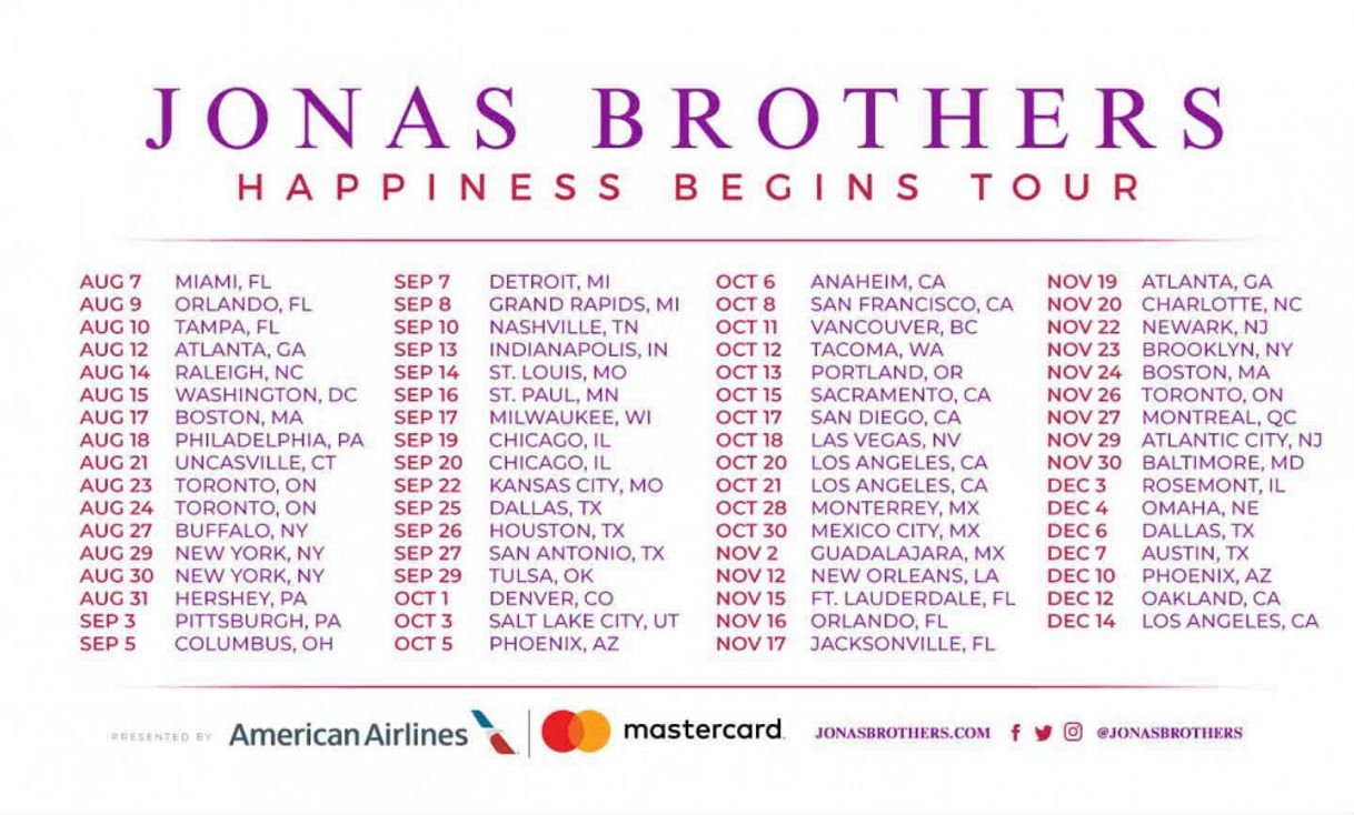 Moda Jonas Brothers Tickets, 2020 Concert Tour Dates | Ticketmaster