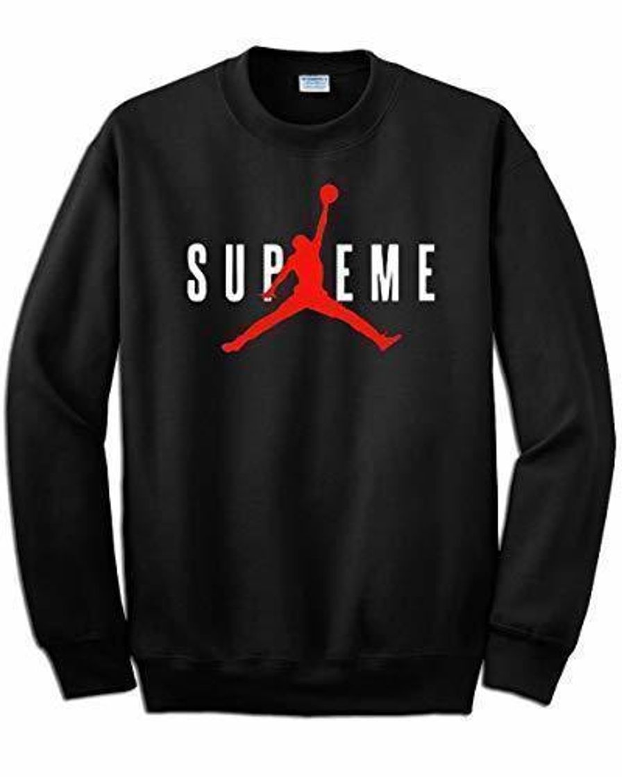 Moda ARTIST - Sudadera con impresión Supreme Michael Jordan 23