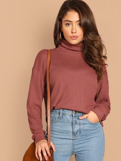 Chestnut 🌰 long sleeve turtleneck 