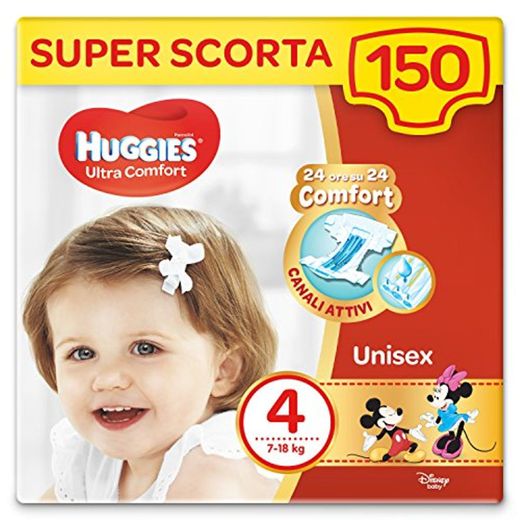 Huggies Pañales Ultra Comfort, Talla 4