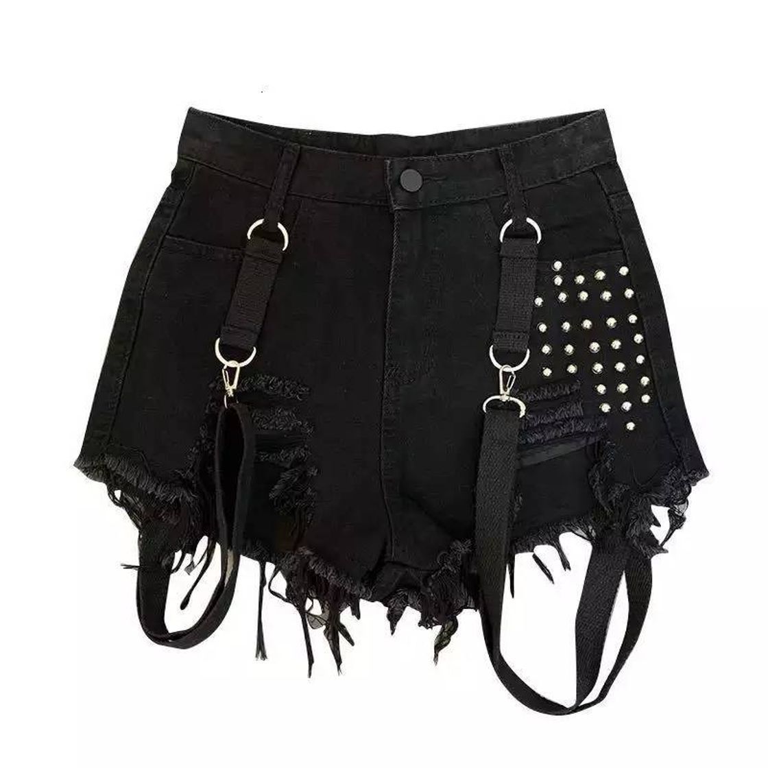Social Negro denim Shorts