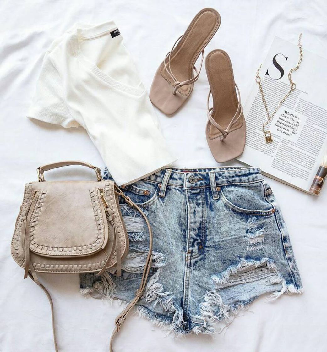 Moda Shorts Jeans