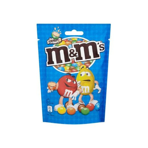 M & M Crispy bolsa dulces de chocolate