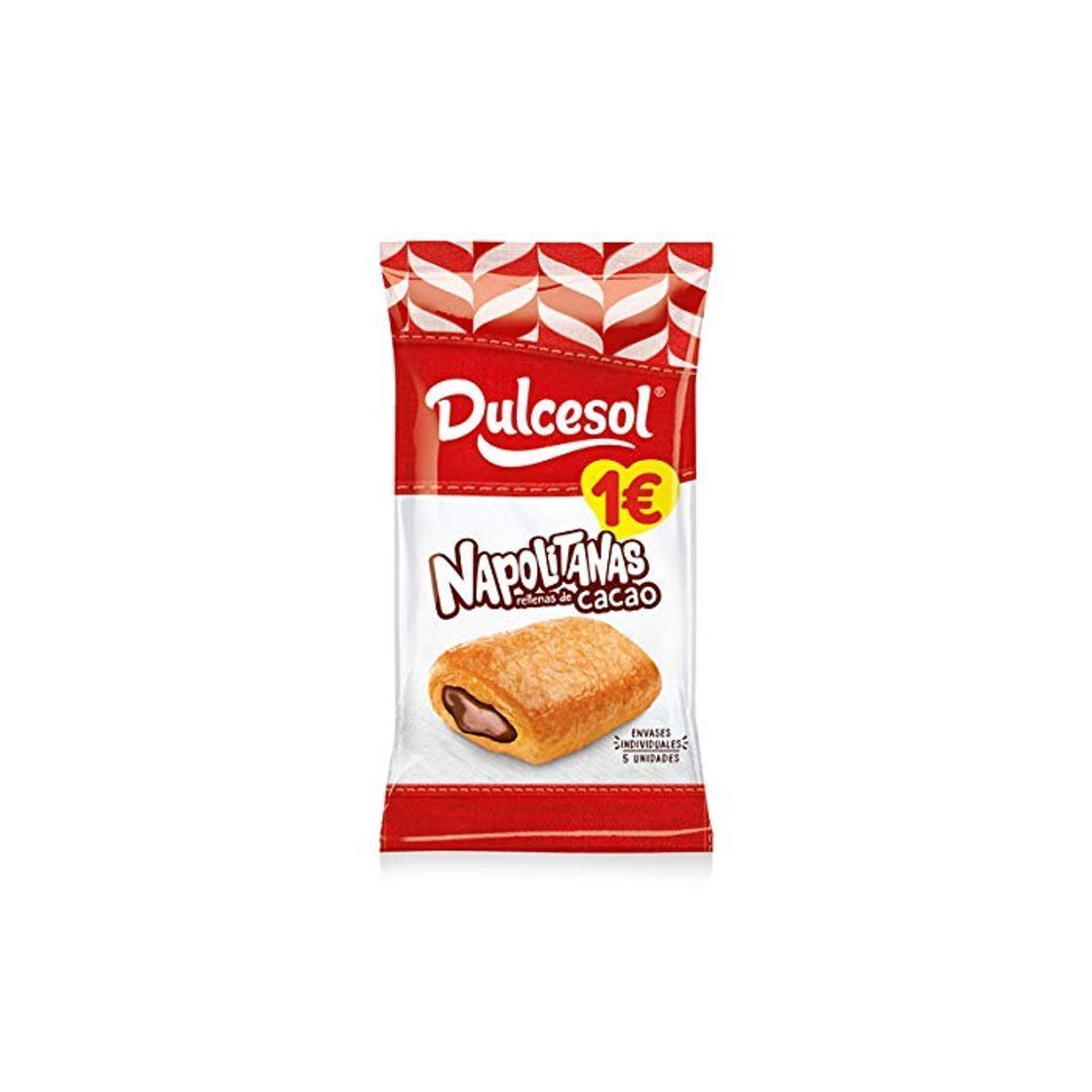 Products Dulcesol Napolitanas Cacao 5 Unidades 200 gr