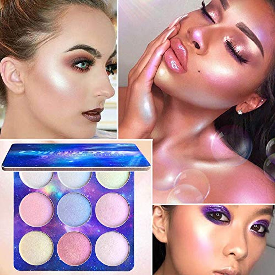Social FAMILIZO Maquillaje Iluminadores Coloretes Sombras de Ojos Nueva Paleta De Sombras De