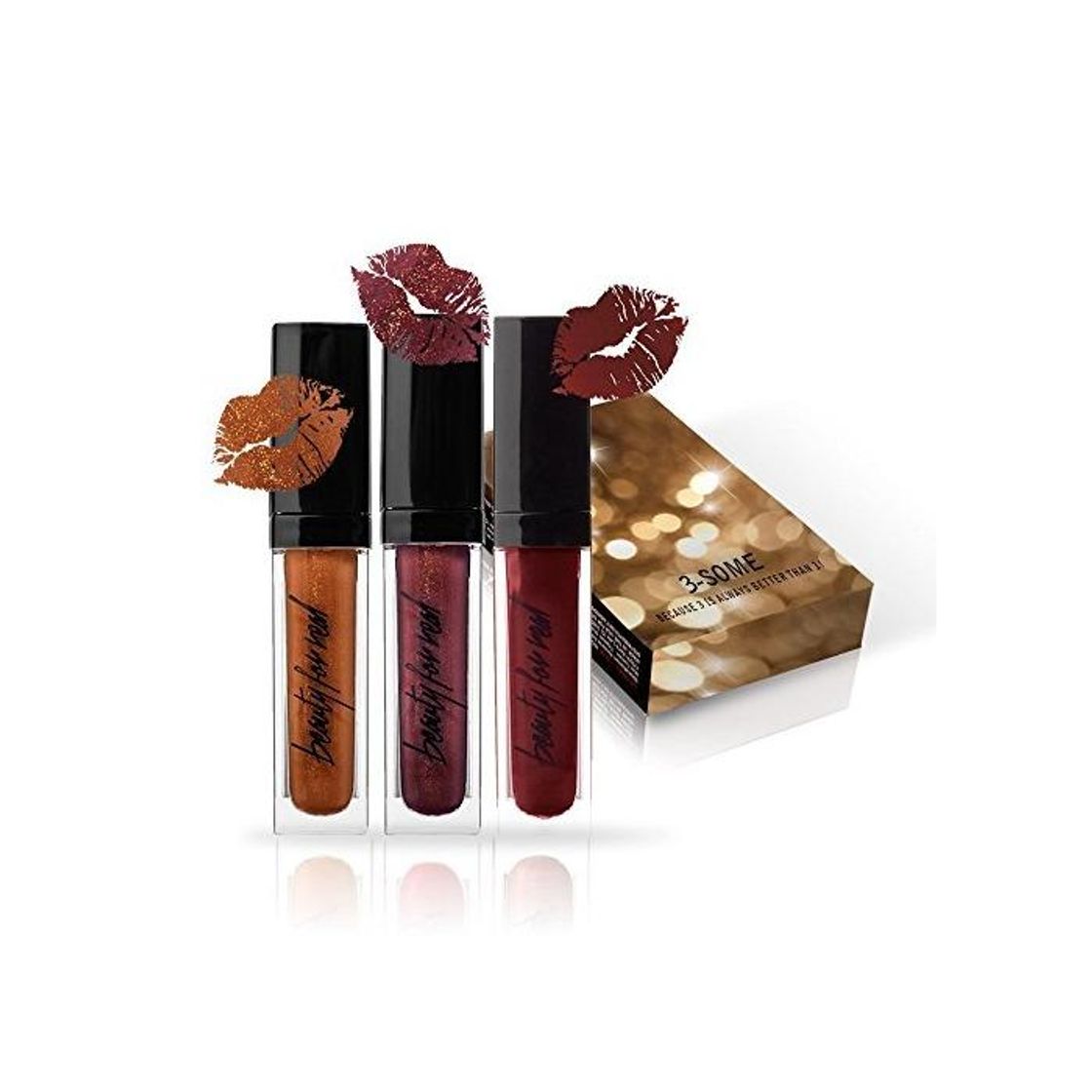 Belleza Set 3 labiales, de Beauty for real