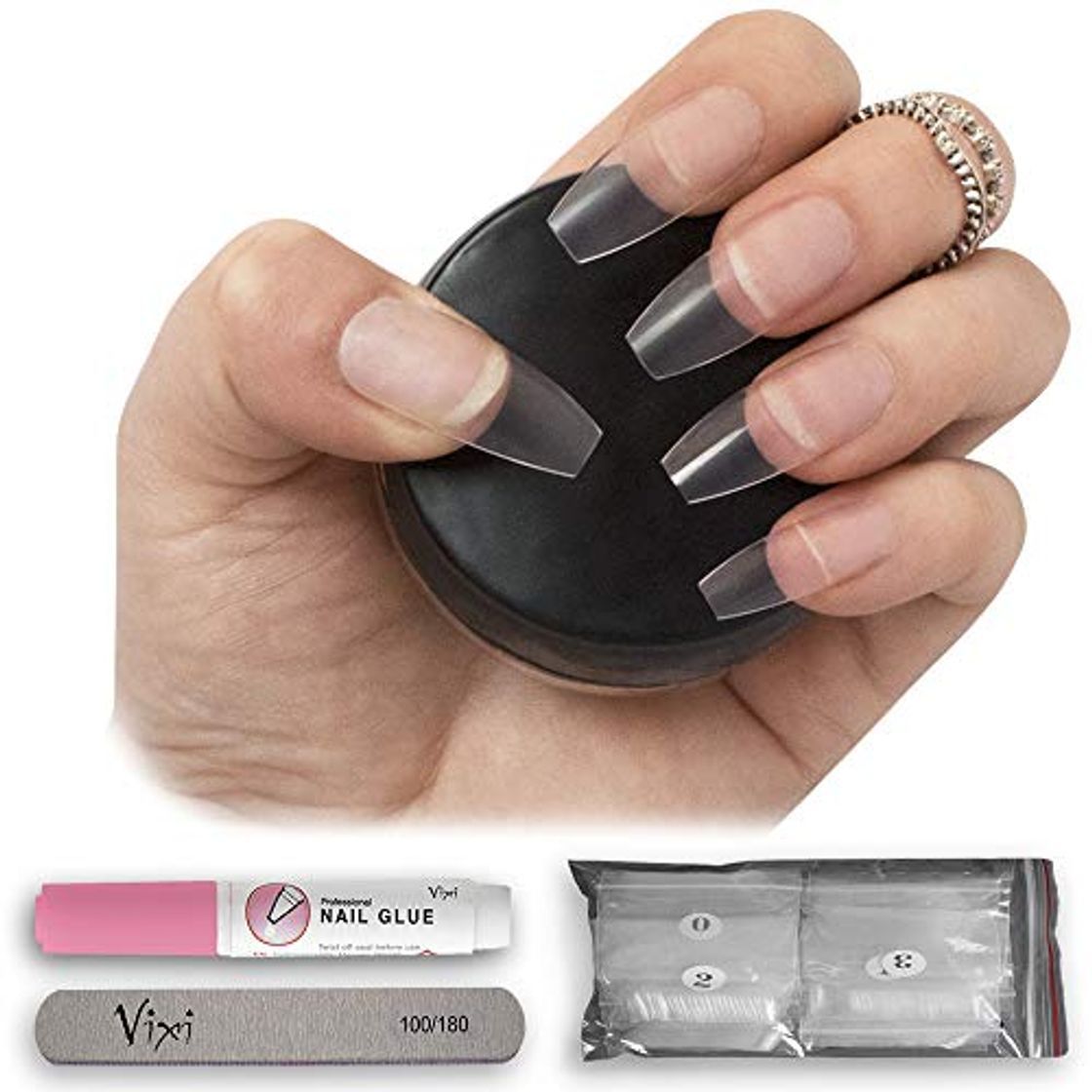 Social Por Vixi 100 piezas Uñas Caja