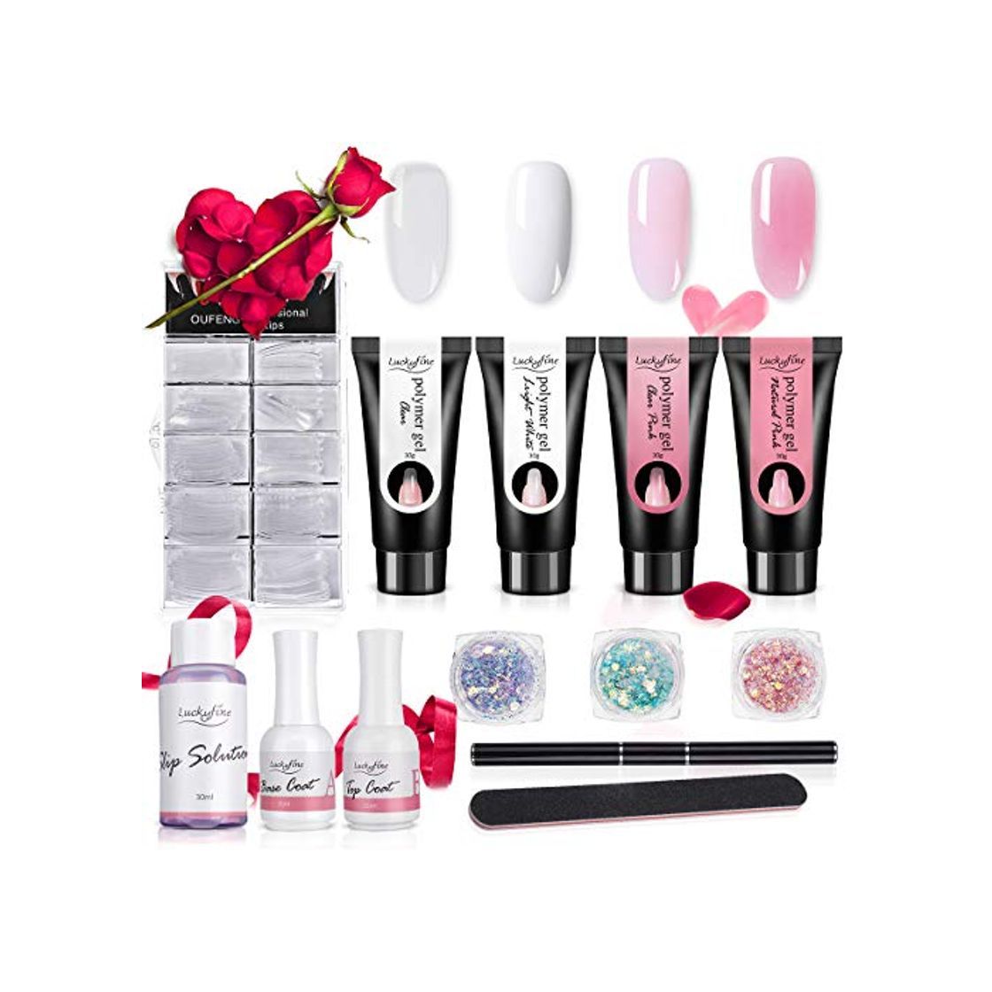 Social Luckyfine Polygel Uñas Kit