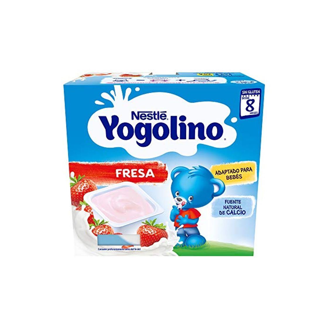 Productos Nestlé Yogolino Postre Lácteo con Fresa