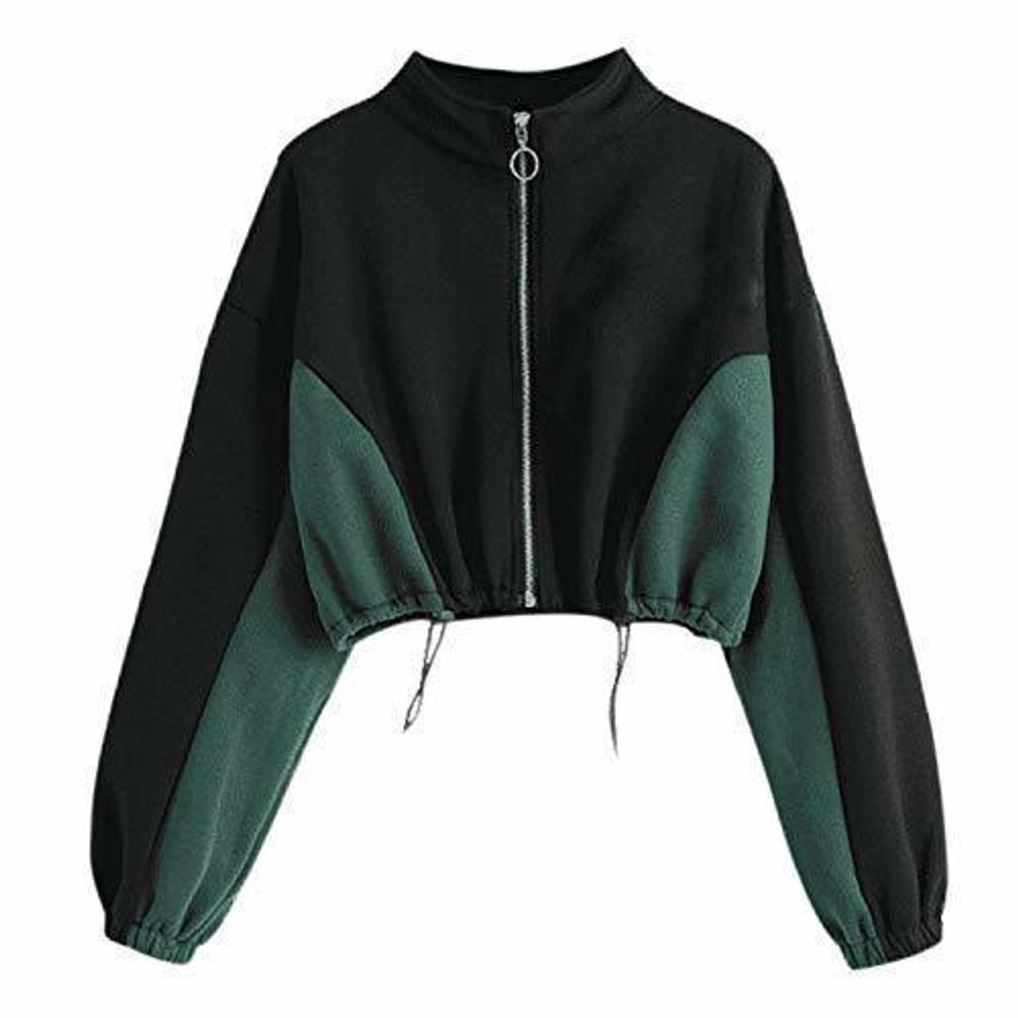 Social Pragmaticv Sudadera Corta Mujer Blusas y Tops Sudaderas Color Manga Larga Ropa