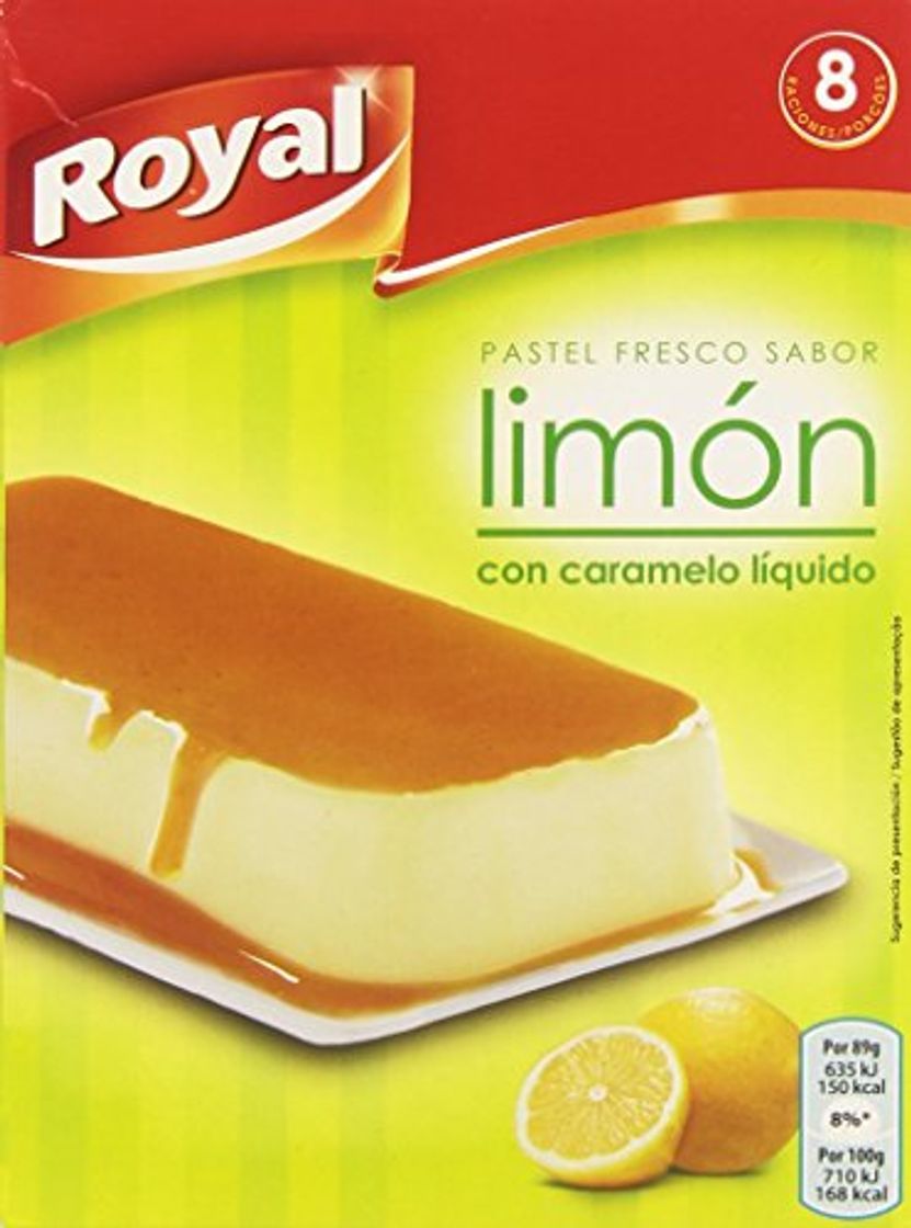 Product Royal - Pastel Instantaneo Sabor Limon con caramelo liquido