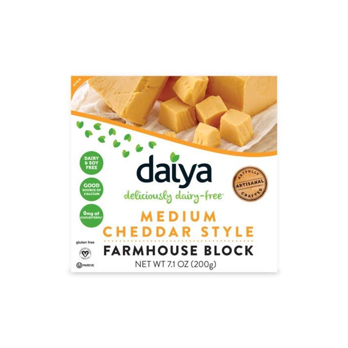 Producto Daiya Bloque de Queso Vegano Estilo Cheddar 200g