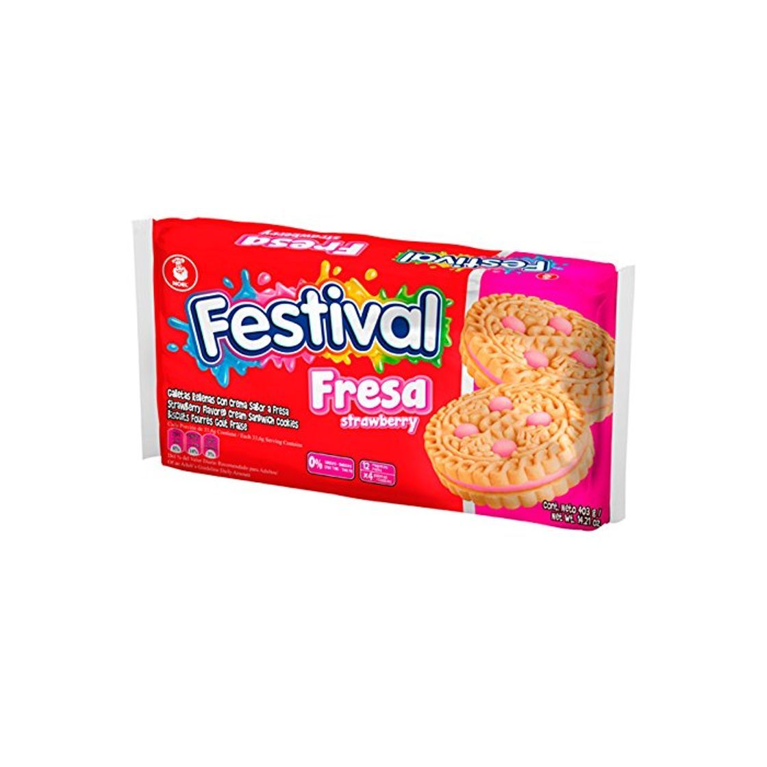 Producto Goya Galleta Festival Fresa