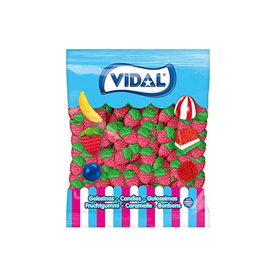 Social Fresas Silvestres – Bolsa de 1000 g – Vidal Golosinas